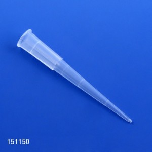 Pipette Tip, 1 - 200uL, Certified, Universal, Graduated, Natural, 54mm, STERILE, 96/Rack, 10 Racks/Box