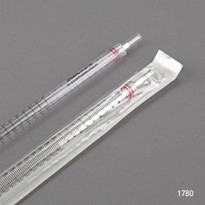 Serological Pipette, 25mL, PS, Standard Tip, 345mm, STERILE, Red Band, Bulk, 25/Bag/4 Bags per Case (CS/100)