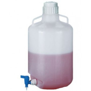 50L Autoclavable PP Carboy, Spigot, 83B Screw Thread Closure (ea)