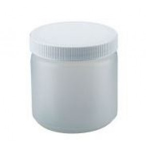 07-4SS70F24001 // 4oz Natural HDPE Straight Sided Jar Assembled w/70-400 F-217 Lined Cap (400/cs)