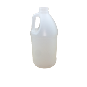 64oz Natural HDPE Bleach Style Jug Assembeld w/38-400 F-217 Lined Cap, Certified (40/cs)