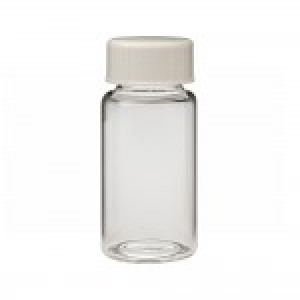 20mL Borosilicate Glass Scintillation Vial w/ 20-400 White Urea Foil Lined Cap (500/cs)