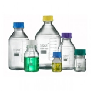 hybex, Media Storage Bottle, Starter Pack, with GL45 Blue Cap and Sealing Ring (2 x 100mL, 3 x 250mL, 3 x 500mL  and 2x 1000mL)