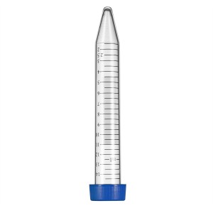 15mL Centrifuge Tube, PP, conical bottom, screw cap, 12000g, 25/bag