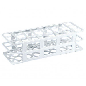 Rack, Tube, 30mm, 24-Place, PP, White