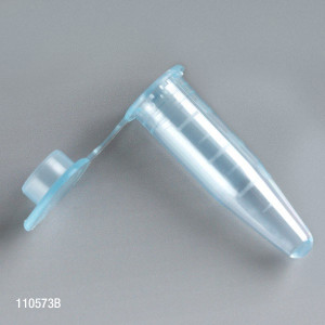 PCR Tube, 0.6mL, Thin Wall, PP, Attached Flat Top Cap, Blue, 1000/Unit