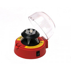 Mini-Centrifuge with 2 Rotors, Red, 115V