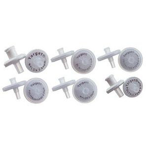 30mm, 0.45um PTFE Syringe Filter with Glass Microfiber Pre-filter,Target (100pk)