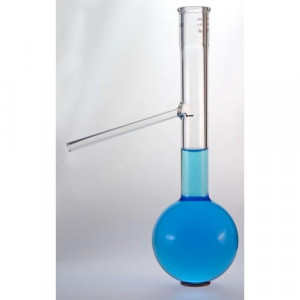 Distillation Flask, 125mL, Herzog�/ISL�, D86, QUARTZ (ea)