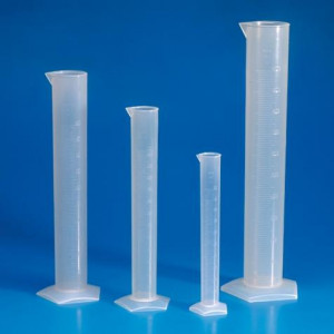 Graduated Cylinder, PP, Molded Graduations, 2000mL, 6/Unit