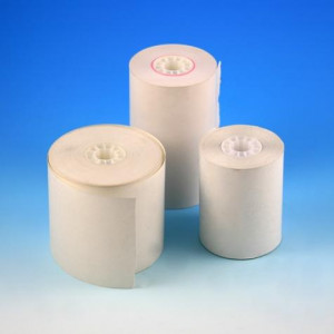 Thermal Printer Paper, 127mm wide x 55mm diameter x 125 ft long, 16 Rolls/Unit