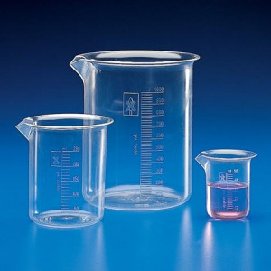 Beaker, PMP (TPX), Molded Graduations, 3000mL, 1/Unit