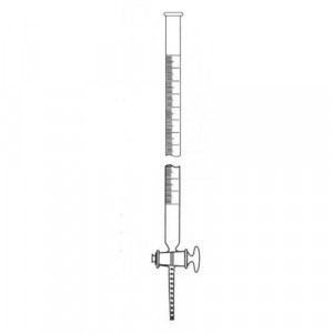 Lab Grade Buret, 50mL, Glass Stopcock, Graduated (ea)