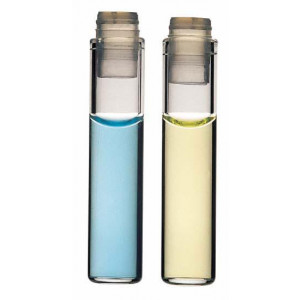 8x35  Clear Glass Auto Sampler Secap Injector Vial w/PE Cap (1000/cs)