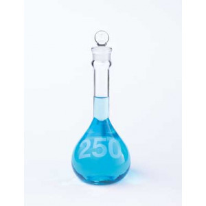 2000mL Volumetric Flask, Heavy Duty, Wide Mouth, Clear, Glass (each)