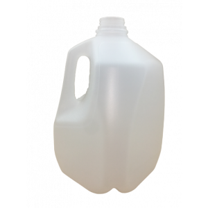 128oz (1 gallon) Natural HDPE Dairy Style Jug Assembled w/38-400 F-217 Lined Cap (24/cs)