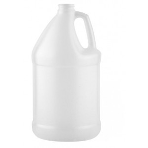 128oz (1 gallon) Natural HDPE Bleach Style Jug Assembled w/38-400 F-217 Lined Cap (24/cs)