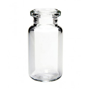 10ml Clear Flat Top Crimp Vial (100pk)