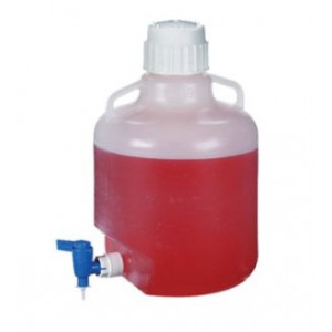 50L Round LDPE Carboy, Spigot, 83B Screw Thread Closure (ea)