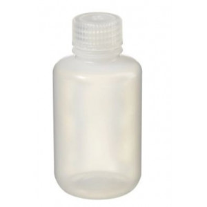 125mL Narrow Mouth LDPE Bottle, 24-415 PP Screw Thread Closure {Packaging Grade} (500/cs)