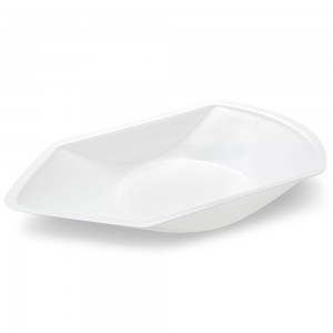 Weighing Boat, Plastic, with Pour Spout, Antistatic, 191 x 121 x 25mm, PS, White, 270mL, 250/Unit