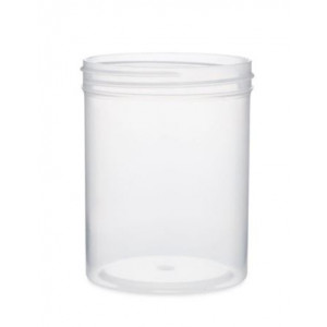 8oz Clarified PP Straight Sided Jar Assembled w/ 63-400 PP F-217 Lined Cap (378/cs)