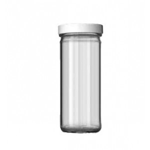 8oz Clear Tall WM Paragon Assembled w/58-400 PTFE Lined Cap, Certified (24/cs)