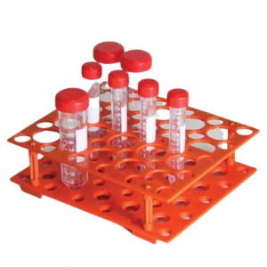 Rack, for 15mL and 50mL Centrifuge Tubes, Orange