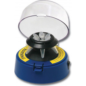 Mini-Centrifuge with 2 Rotors, Blue, 115V