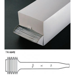 Transfer Pipet, 7.0mL, Bellows, 100/Bag