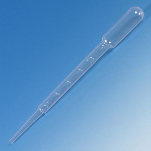 Transfer Pipet, 7.5mL, Large Bulb, Graduated to 3mL, 148mm, 500/Dispenser Box