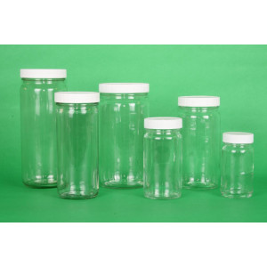 1oz Clear Tall WM AC Jar Assembled w/33-400 F-217 Lined Cap (432/cs)