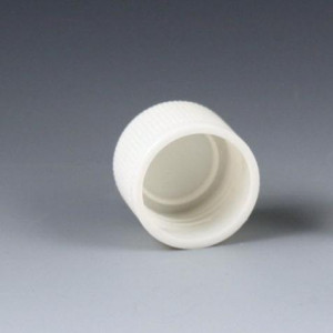 Cap, Screw, for False Bottom Tubes with Threads, White, 1000/Unit