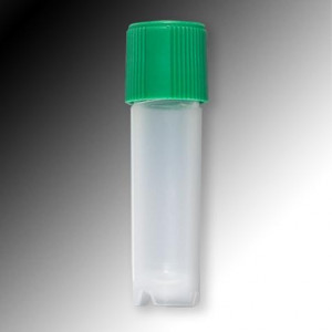 Sample Tube, 2mL, External Threads, PP, Round Bottom, Self-Standing, 1000/Unit