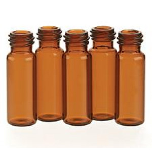 4mL Amber Screw Thread Vial 13-425 Finish {15x45mm} (100/pk)