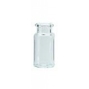 10mL Clear Headspace Crimp Vial, 23 x 46mm, Beveled Finish/Round Bottom (100/pk)