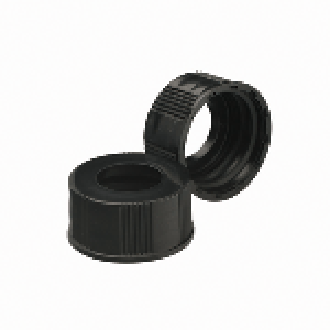 20-400 Black Phenolic Open Hole Cap (200 per case)